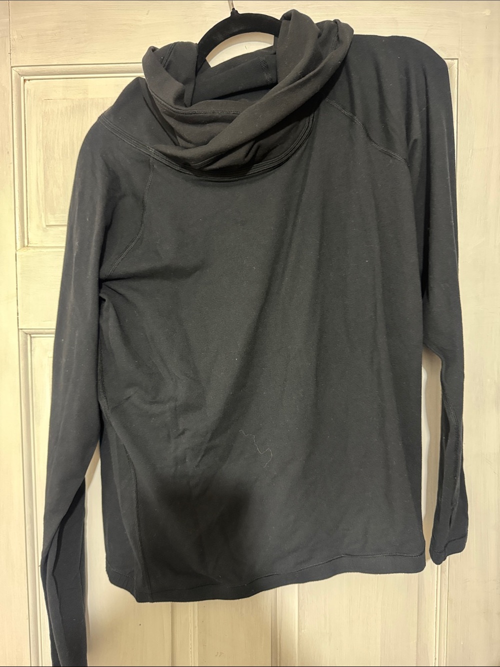 Black Cowl Neck Sweater